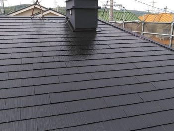 屋根の塗装完成