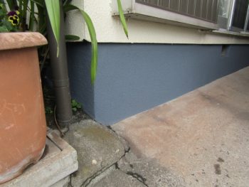 基礎の施工完成