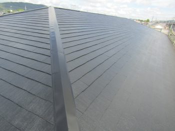 屋根の塗装完成