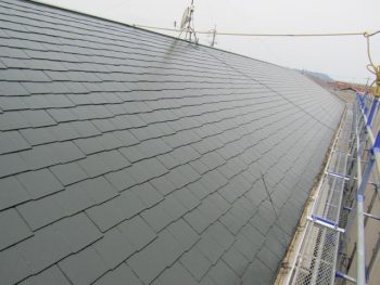 屋根の塗装完成
