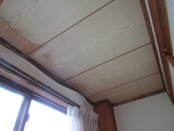 雨漏りによる建物の劣化