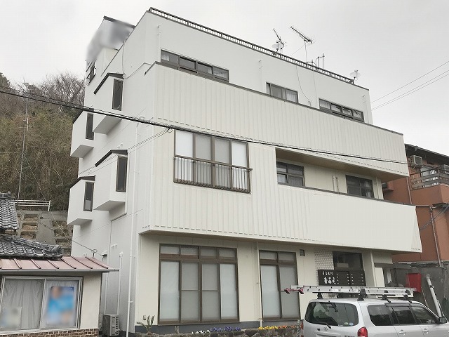 雨漏りしていた店舗の工事完成