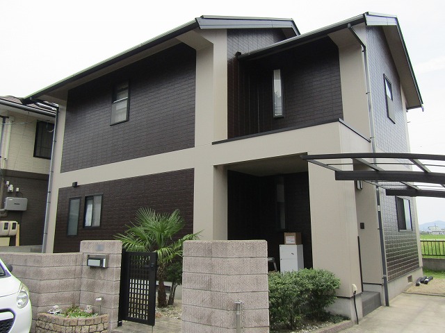 早島町の外壁・屋根塗装の完成