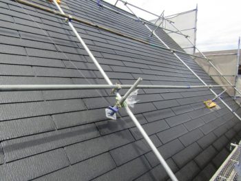 屋根の塗装完成