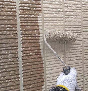 外壁 上塗り1回目