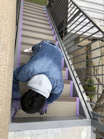 長尺シート張り