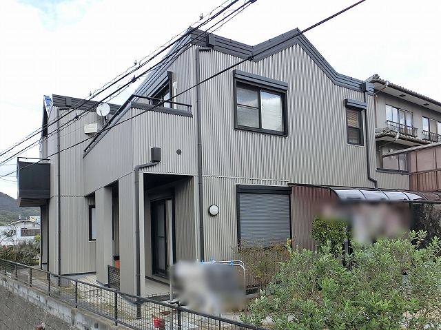 外壁カバー工法と塗装完成