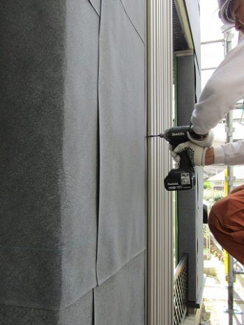 カバー工法 ガルバリウム鋼板張り