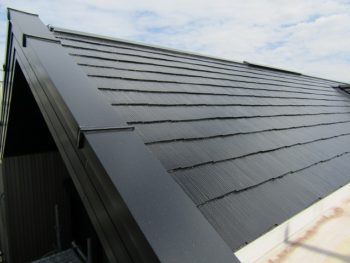 屋根の塗装完成