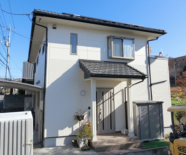 ALCパネルの外壁塗装完成