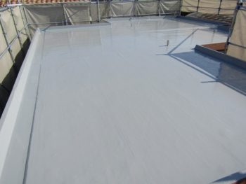 屋上ウレタン防水完成