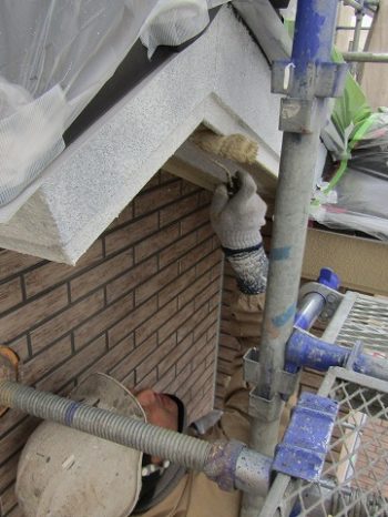 軒天の塗装