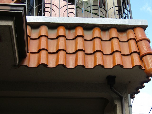 o様邸 バルコニー床