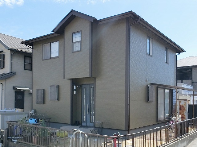 倉敷市児島の外壁塗装完成