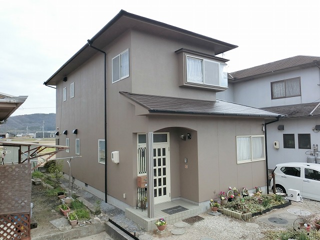 倉敷 外壁屋根塗装の完成