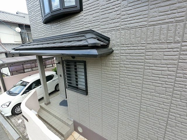 倉敷市福島の外壁塗装完成