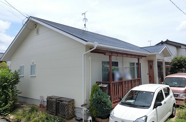 外壁と屋根の塗り替え完成