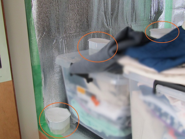 押し入れの中の雨漏り被害