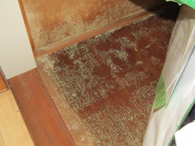 押し入れの中が常にジメジメ