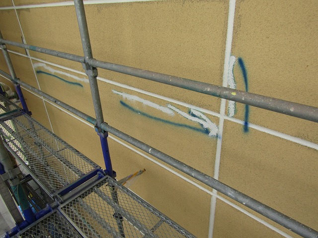 コーキングを打ったところ