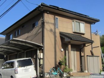 倉敷市の外壁塗装施工前