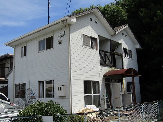 倉敷市児島のアパート工事前