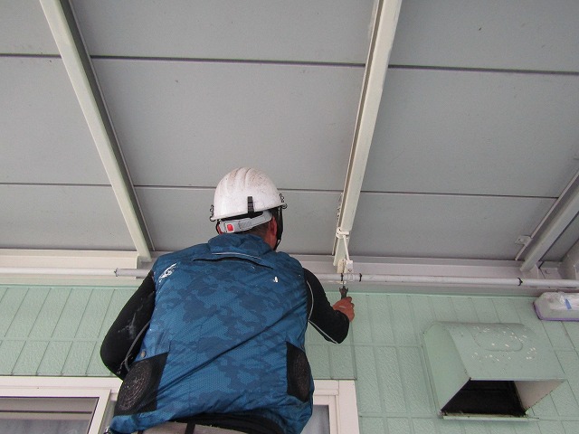 サビ止めを塗装