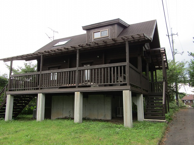 ログハウス 施工後