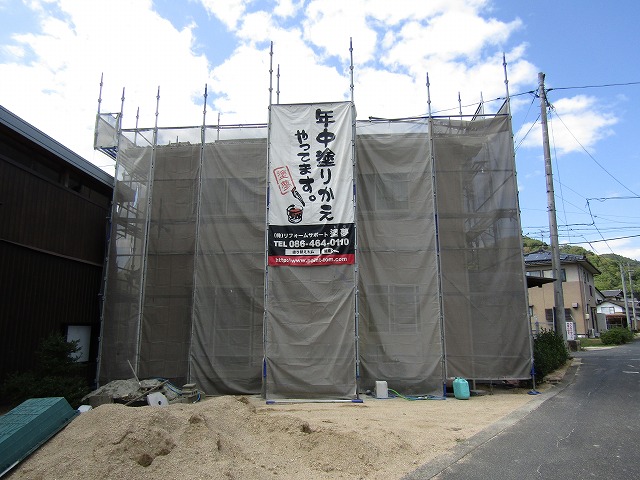 総社の住宅塗装