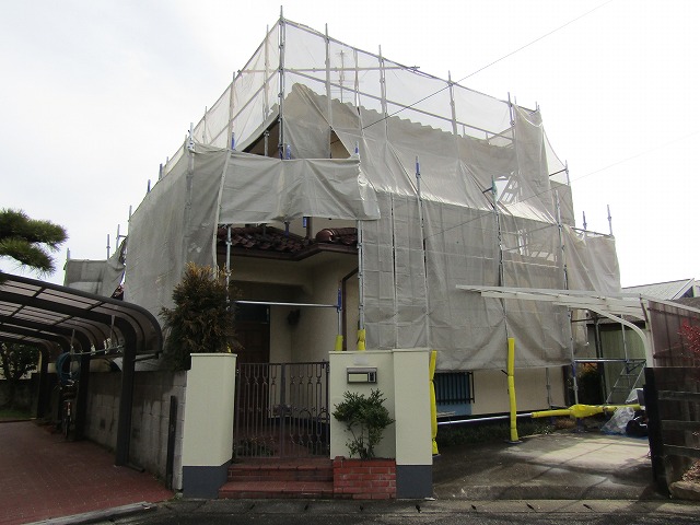 倉敷市で外壁屋根塗装