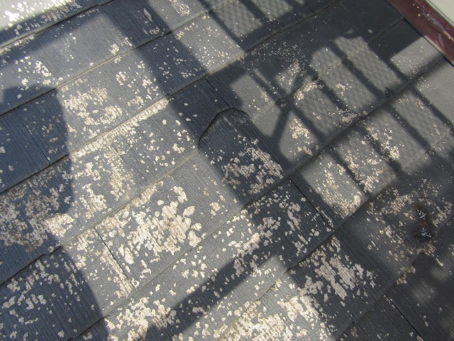 既存の屋根材カラーベストの劣化状況