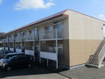 倉敷市のアパート塗装前