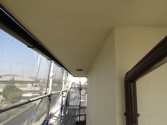 ２階の塗装完成