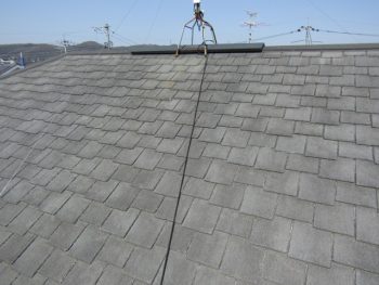 屋根の塗装前 ビフォアー