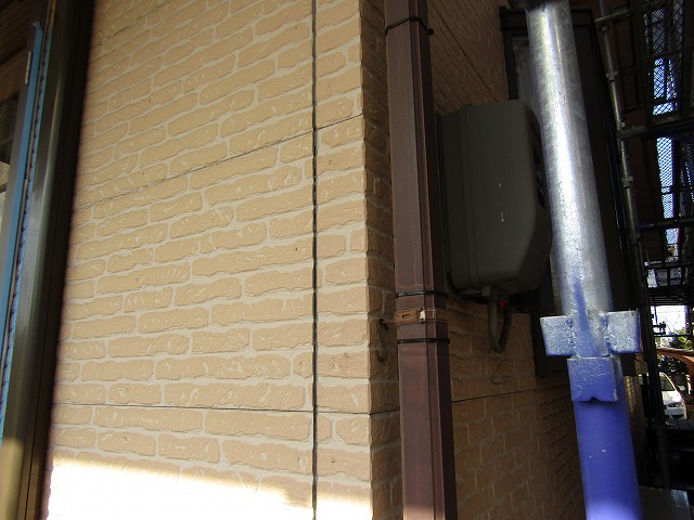 レンガのような模様のサイディング