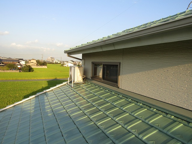 陶器瓦で異常がなかった屋根