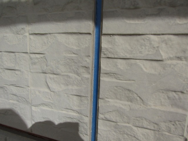 コーキングを撤去した