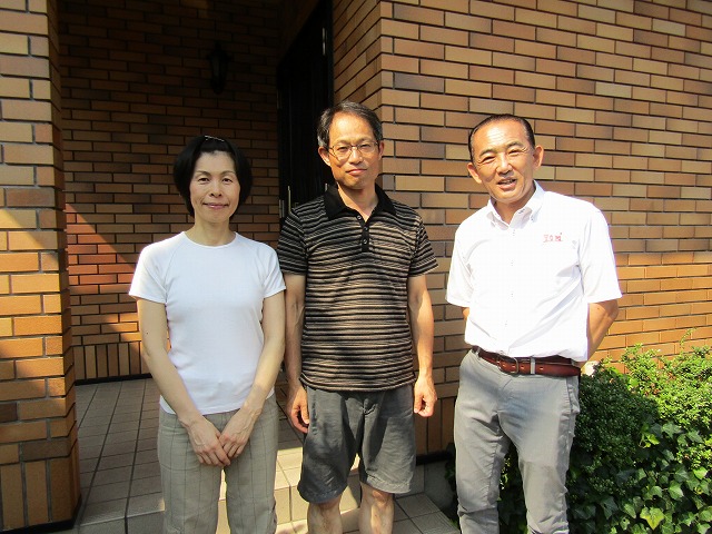 お客様M様との写真