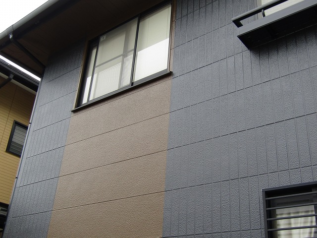 無機塗料で塗装した外壁
