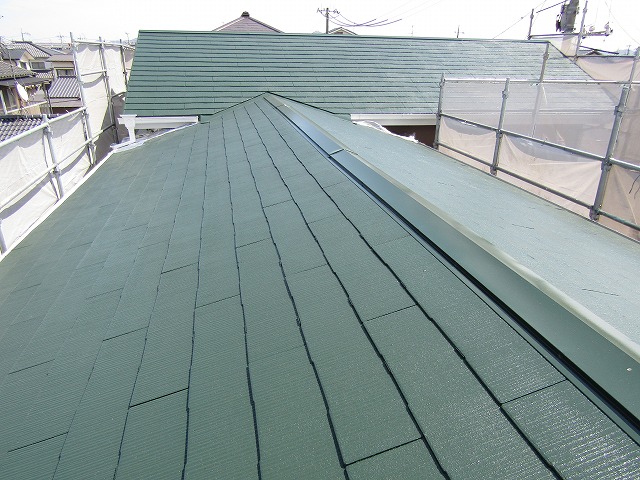 屋根の完成