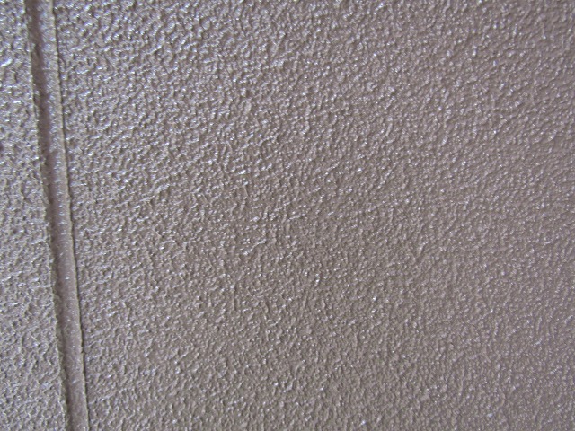 外壁 厚膜凹凸仕上げ ゆず肌模様完成