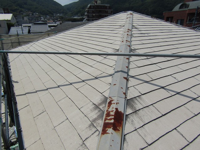 屋根の塗装前