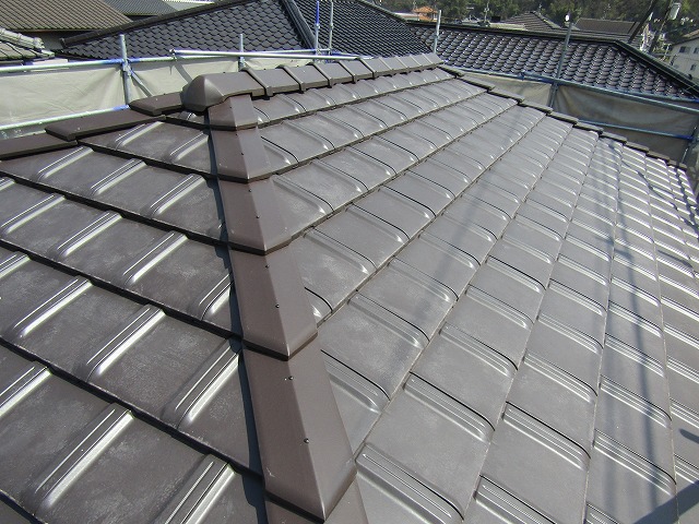 屋根の葺き替え完成