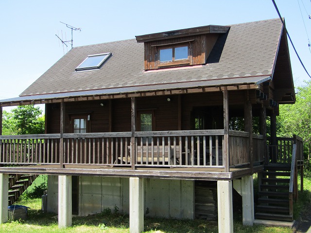 ログハウス 施工前