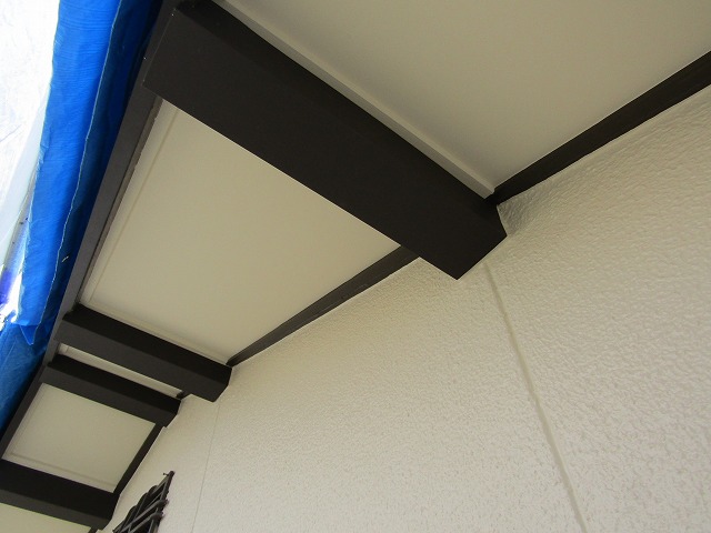 母屋木に板金巻き