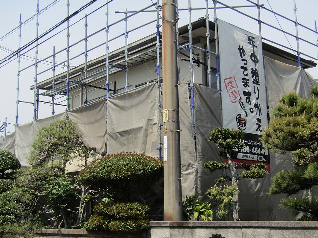 倉敷市水島の現場