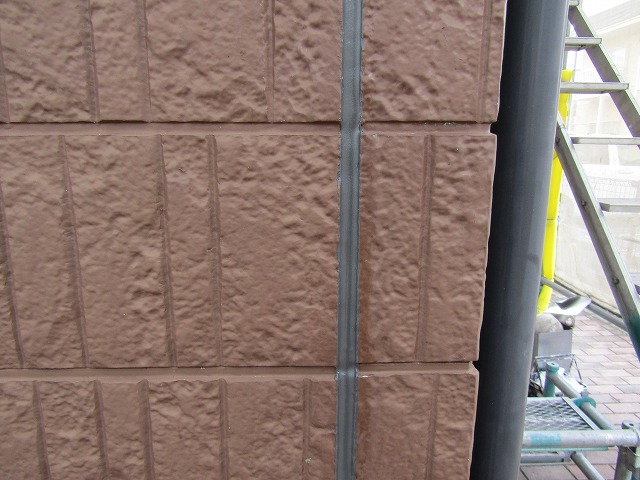 打ち替えたコーキング