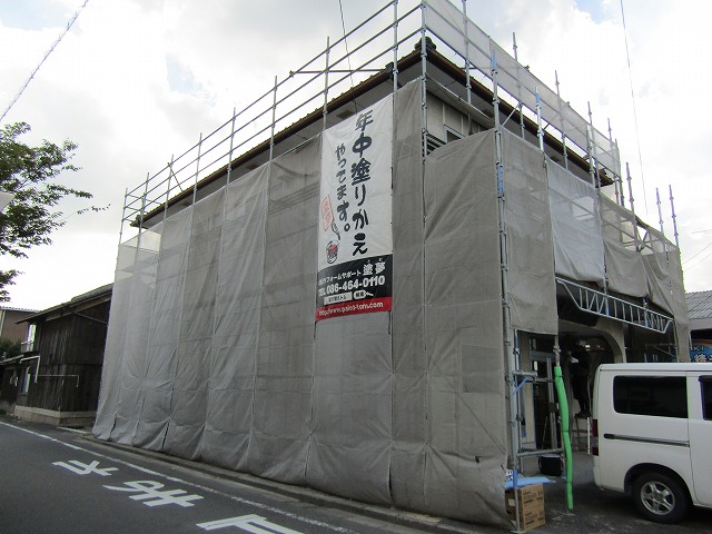 茶屋町公会堂の現場