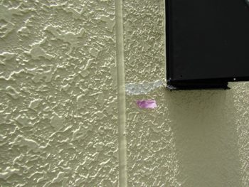 キズの補修作業