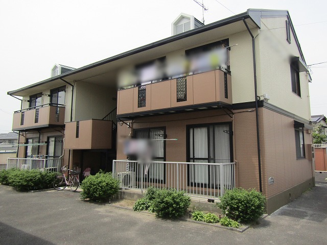 施工後のアパート